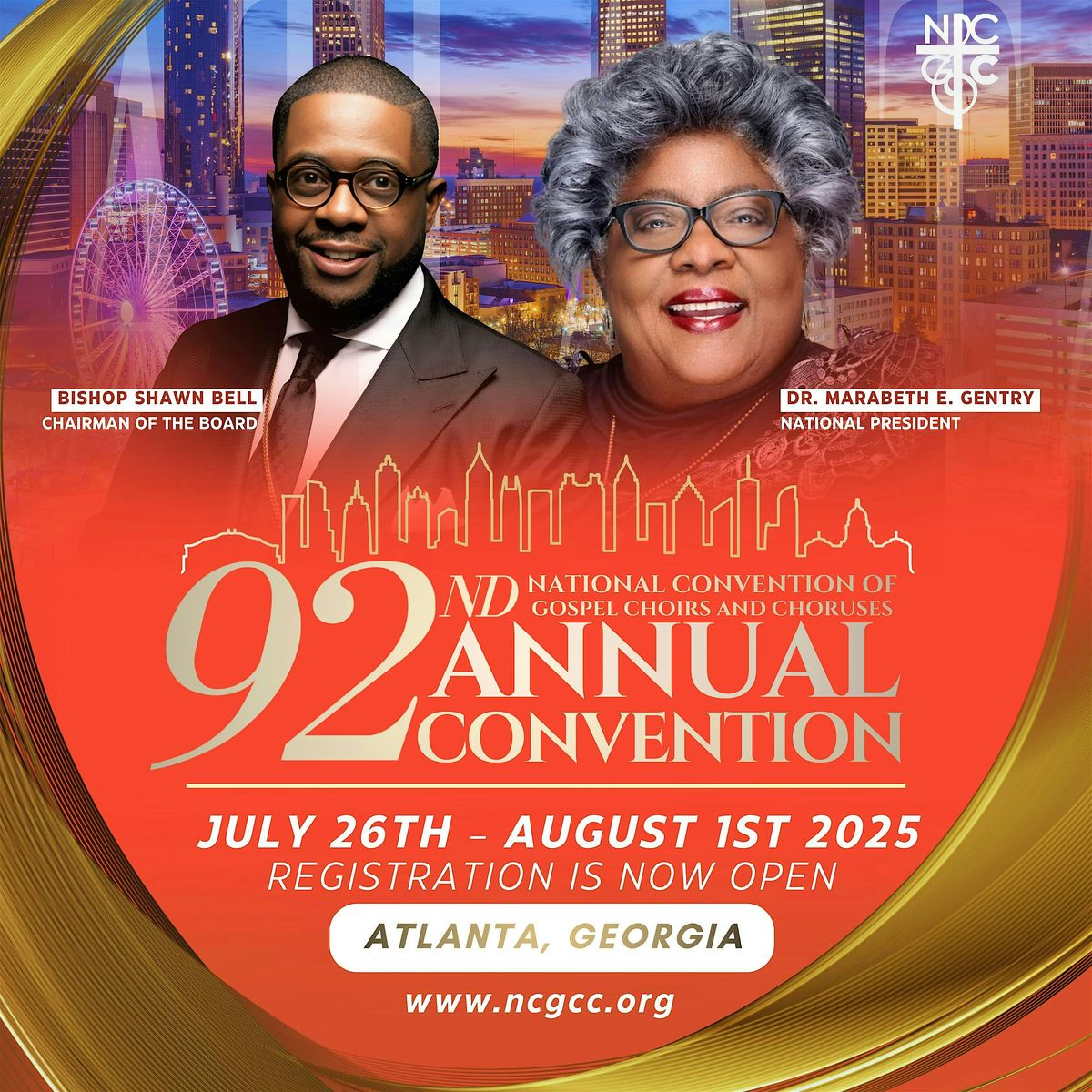 92nd Annual NCGCC Registration, 26 July | Event in Atlanta | AllEvents