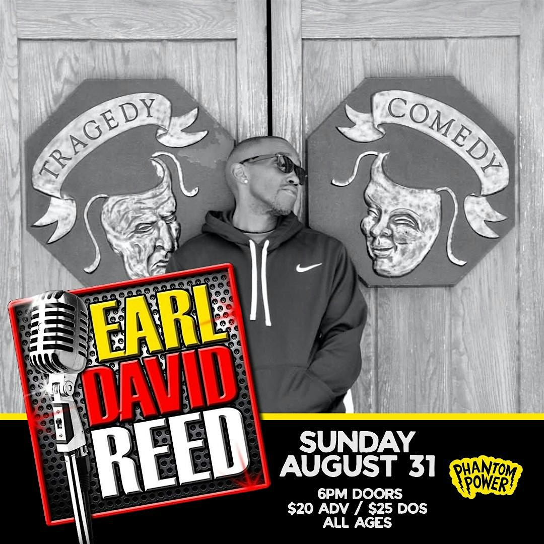 Comedian Earl David Reed, 31 August | Event in Millersville | AllEvents