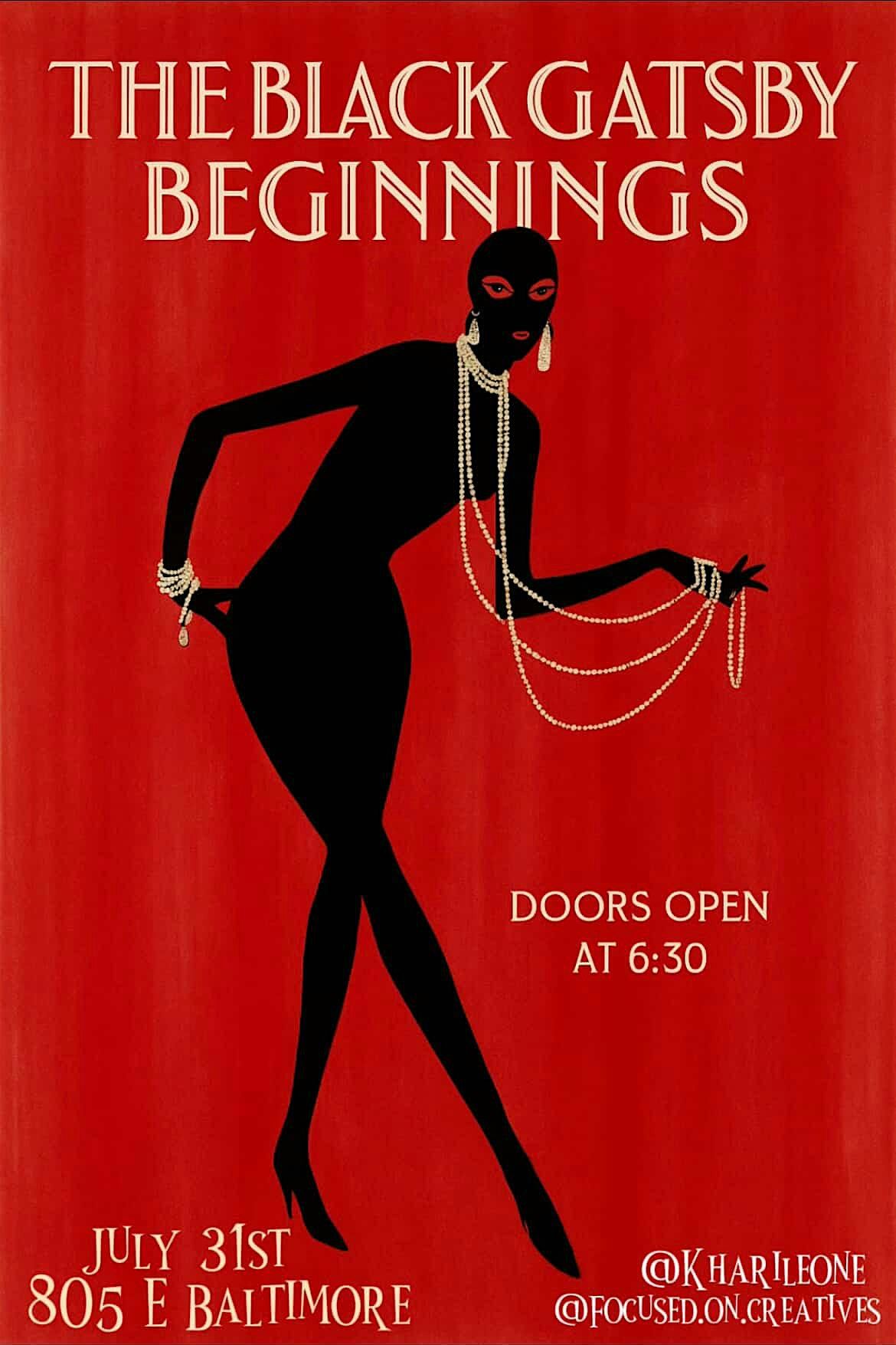 The Black Gatsby Beginnings with Khari Leone | Event in Baltimore | AllEvents