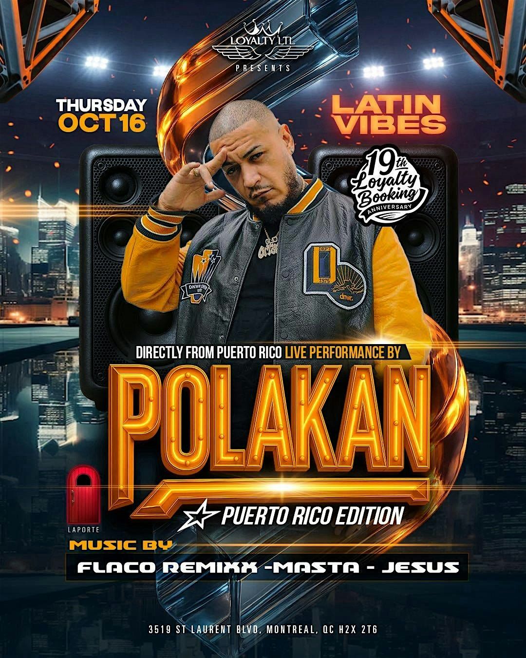 POLAKAN   By LATIN VIBES, 16 October | Event in Montréal | AllEvents