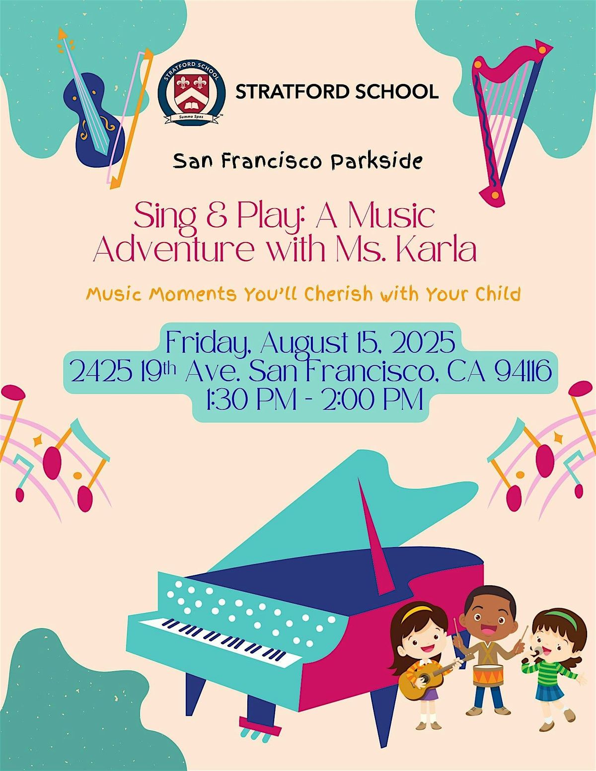 Sing & Play: A Music Adventure with Ms. Karla, 15 August | Event in San Francisco | AllEvents
