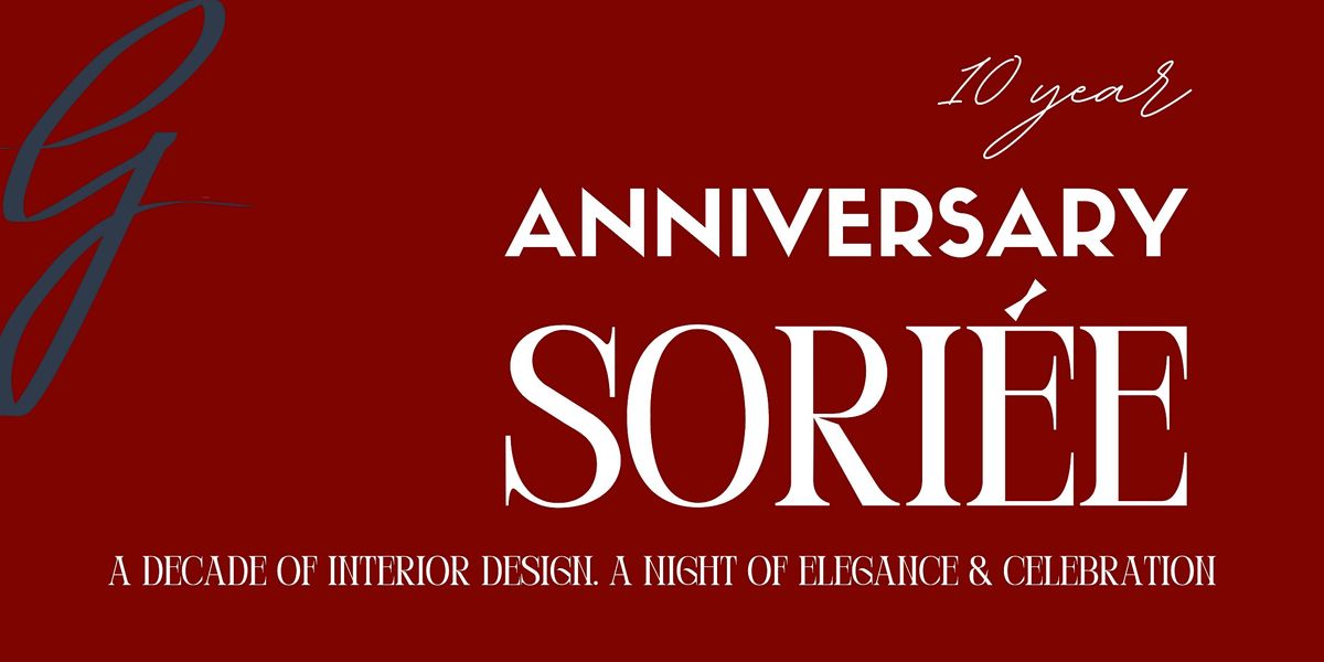 The Georgette Marise Interiors 10-Year Anniversary Soirée, 13 September | Event in Willow Grove | AllEvents