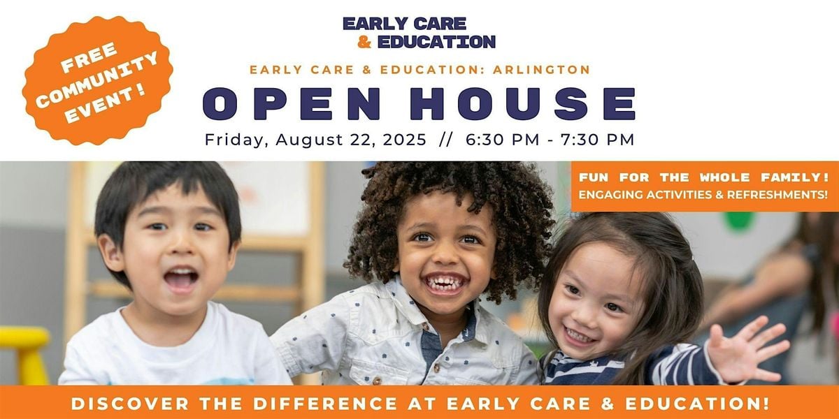 Early Care & Education: Arlington Open House!, 22 August | Event in Arlington | AllEvents