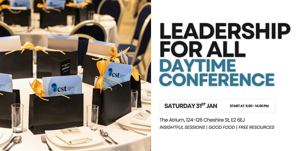 CST Leadership for All: A Conference for School Leaders, 31 January | Event in London | AllEvents