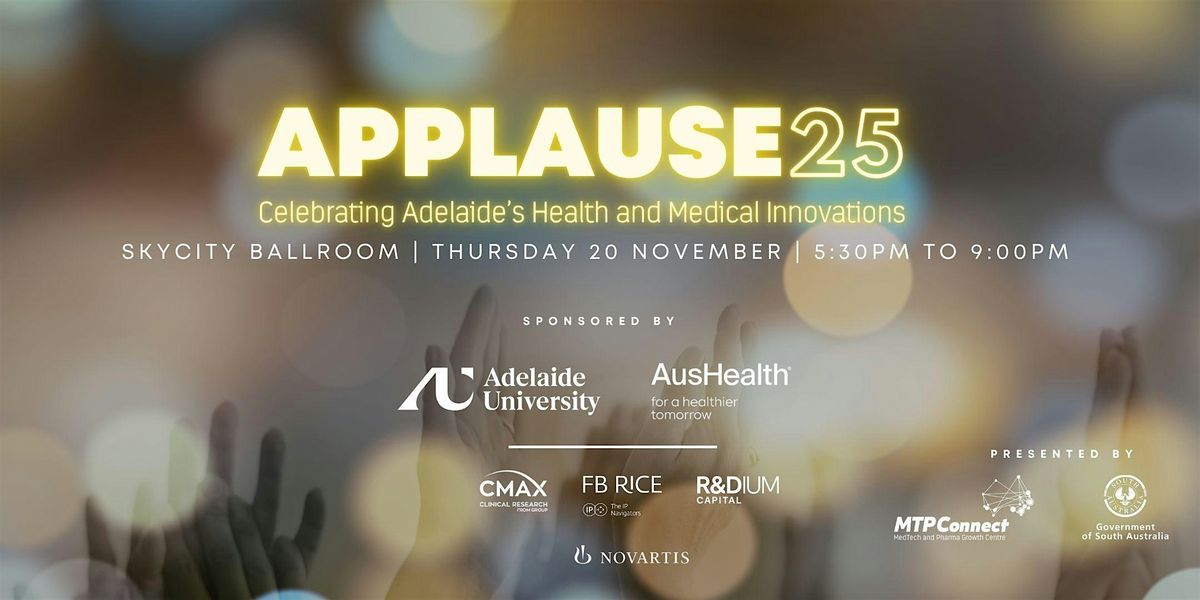 APPLAUSE25, 20 November | Event in Adelaide | AllEvents