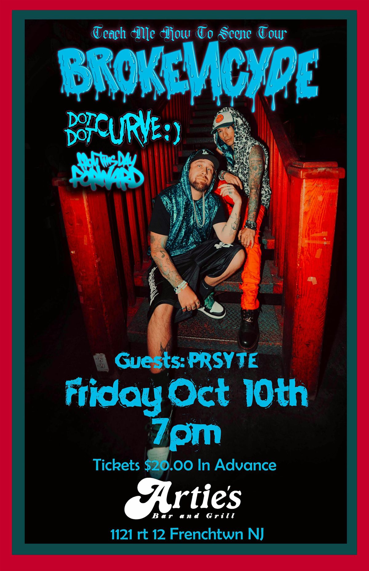 BROKENCYDE with DOT DOT CURVE and FROM THIS DAY FORWARD, 10 October | Event in Frenchtown | AllEvents