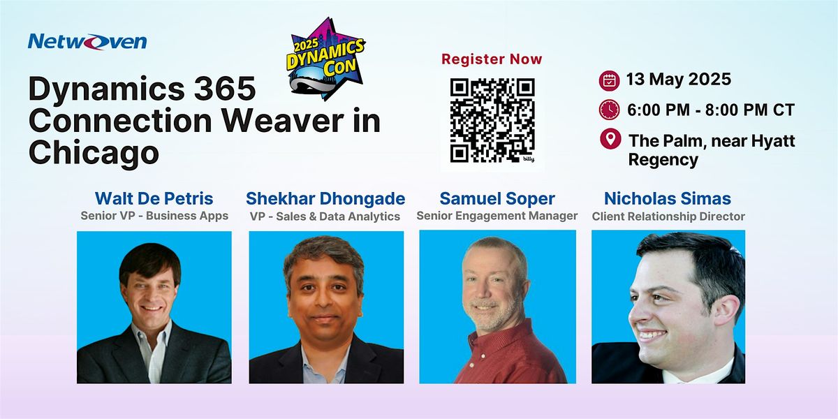 Dynamics 365 Connection Weaver in Chicago, 13 May | Event in Chicago | AllEvents
