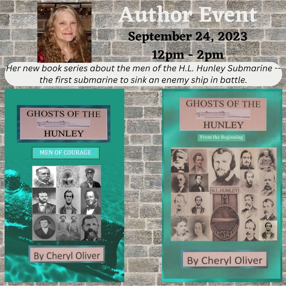 Author Event Cheryl Castor Ghosts of the Hunley Series, Winchester