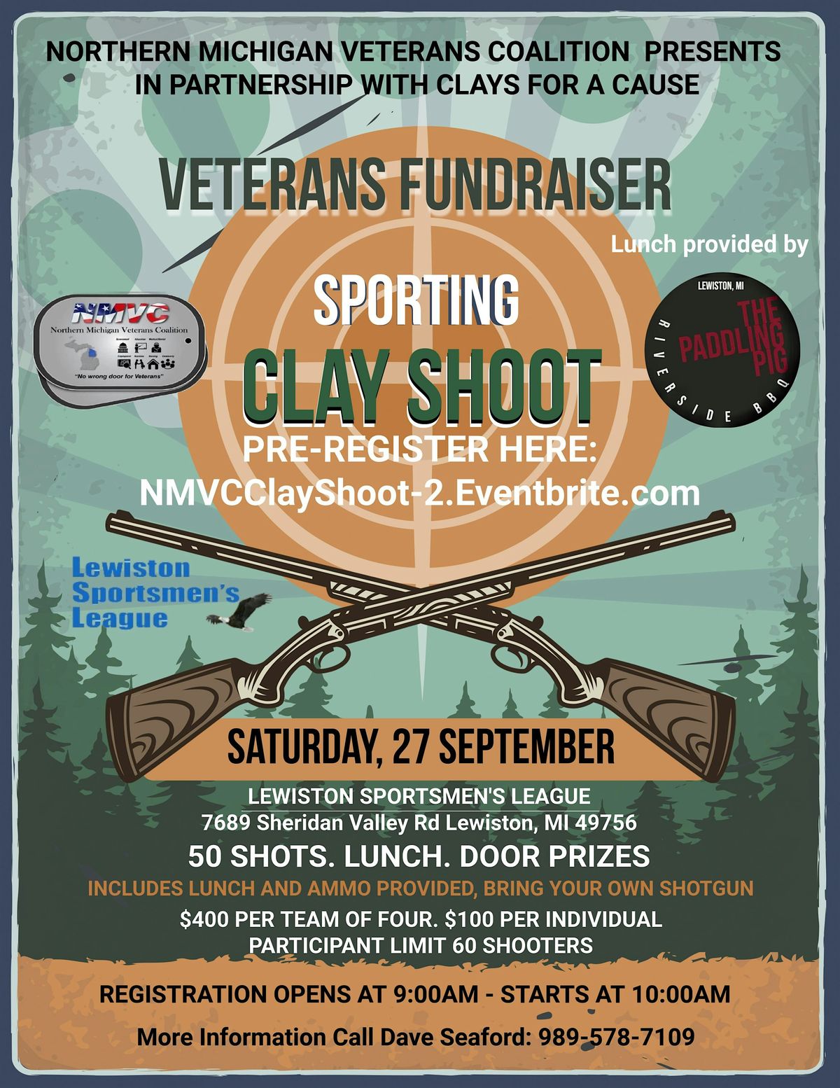 2nd Annual NMVC Veterans Clay Shoot, 27 September | Event in Lewiston | AllEvents