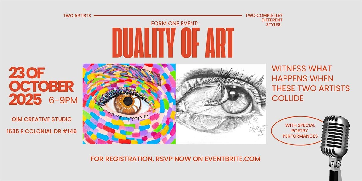 Duality of Art, 23 October | Event in Orlando | AllEvents