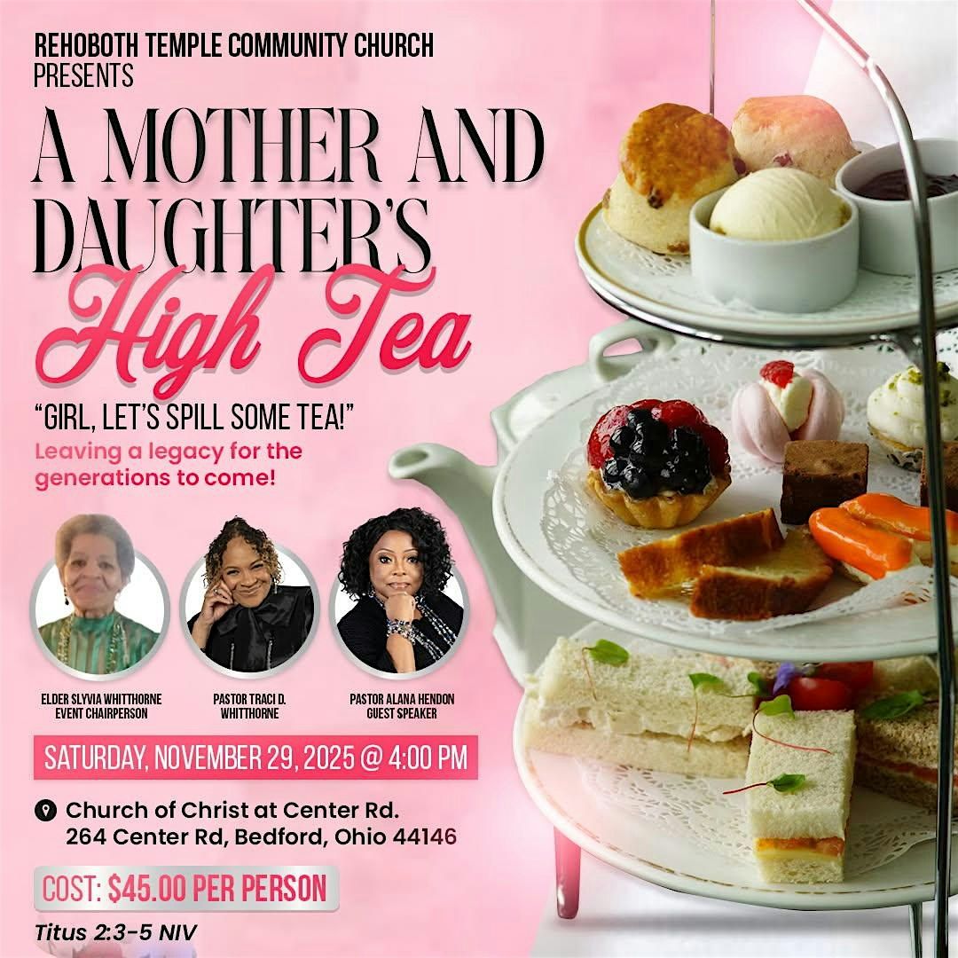 Mother & Daughter High Tea "Girl, Let's Spill Some Tea!", 29 November | Event in Bedford | AllEvents