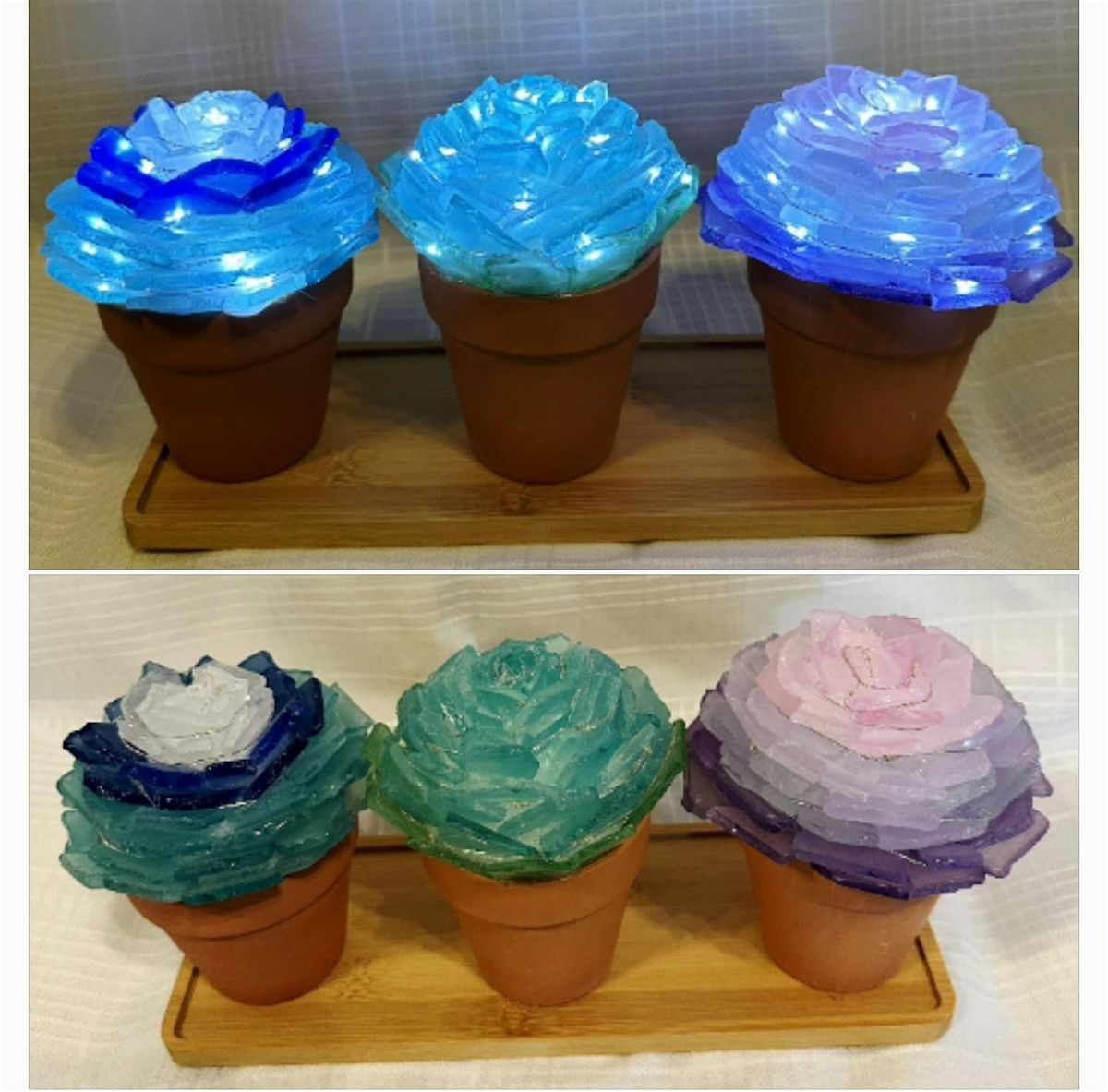 Light Up Seaglass Succulent Class | Event in Ormond Beach | AllEvents