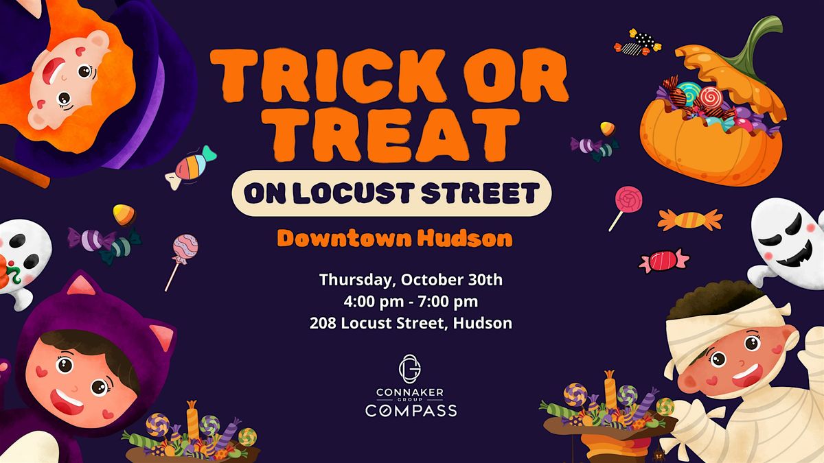 Trick or Treat on Locust Street, 30 October | Event in Hudson | AllEvents