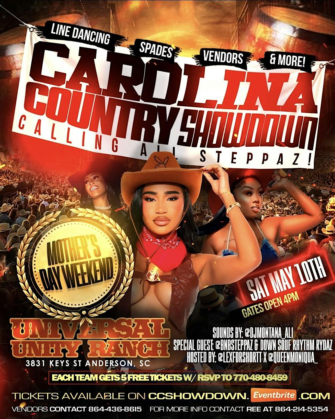 Carolina Country Showdown: Line Dance Party, 10 May | Event in Anderson | AllEvents