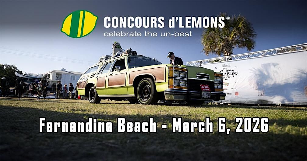 Concours d'Lemons Amelia Island 2026, 6 March | Event in Fernandina Beach | AllEvents