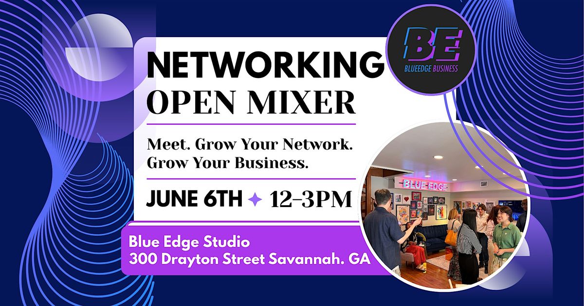 Networking Open Mixer, 29 June | Event in Savannah | AllEvents