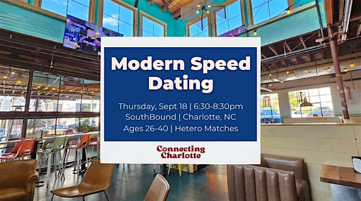 Modern Speed Dating & Match Making | Hetero Matches | 26-40, 18 September | Event in Charlotte | AllEvents