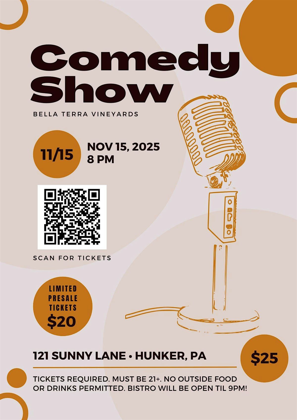 Comedy Night at BTV!