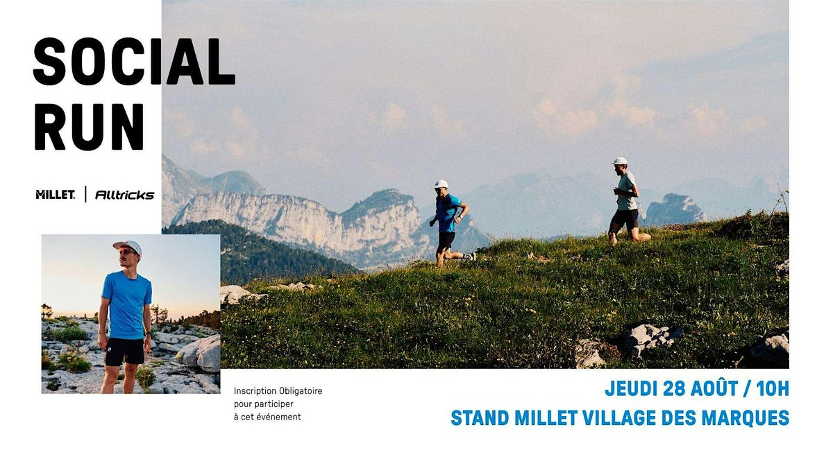 Social Run – Millet x Alltricks / Chamonix, 28 August | Event in Chamonix-Mont-Blanc | AllEvents