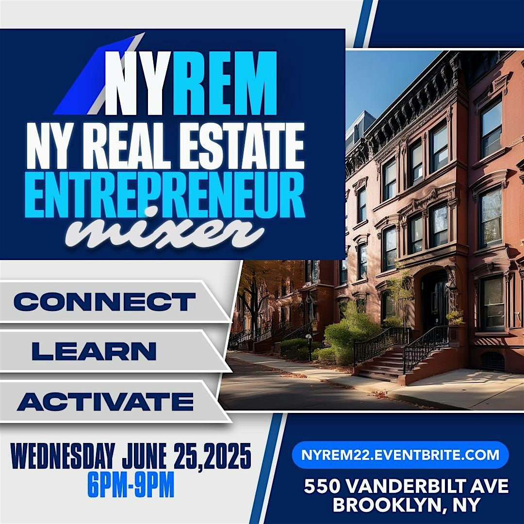 New York Real Estate Mixer  - June edition, 25 June | Event in Brooklyn | AllEvents