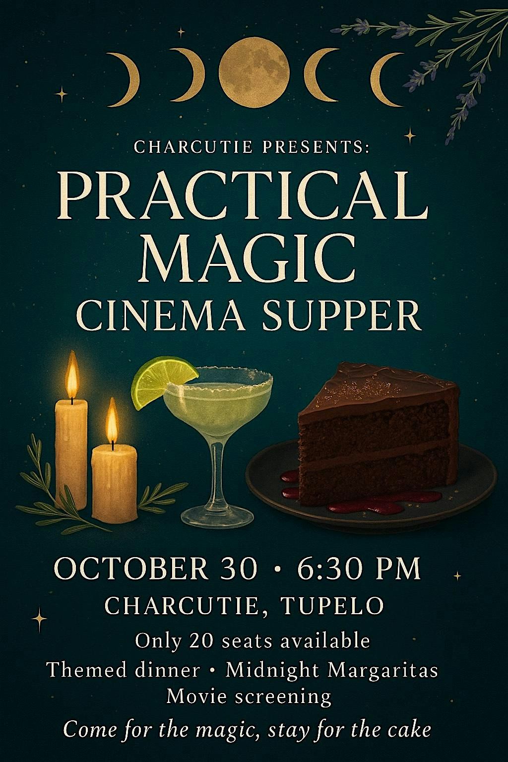CharCutie's First Cinema Supper, 30 October | Event in Tupelo | AllEvents