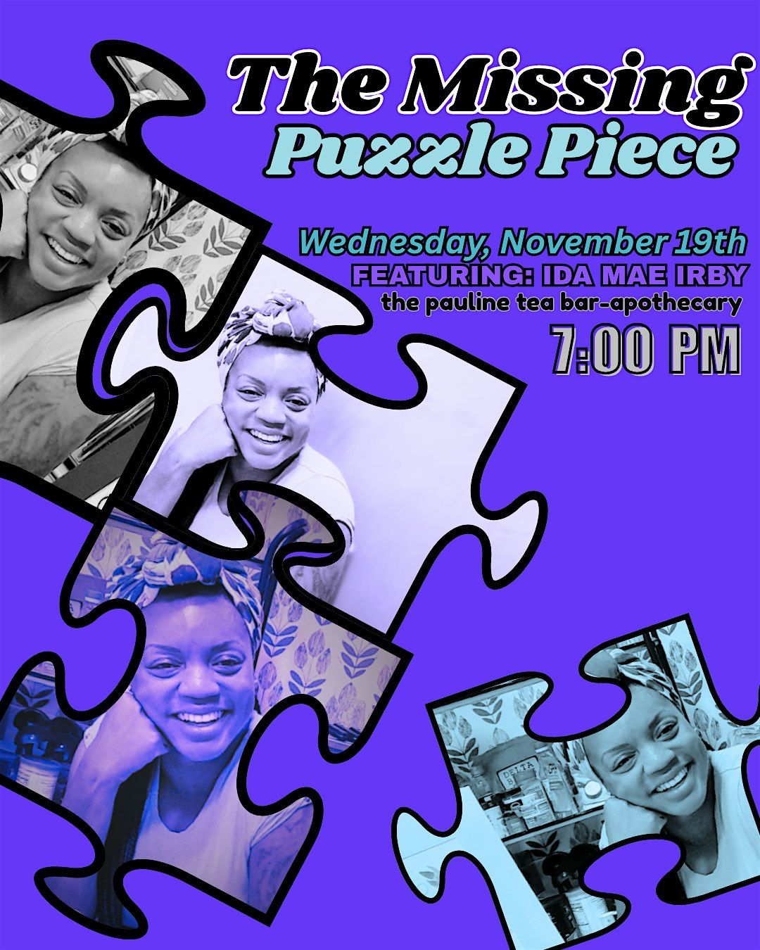 The Missing Puzzle Piece Storytelling Show, 19 November | Event in Charlotte | AllEvents