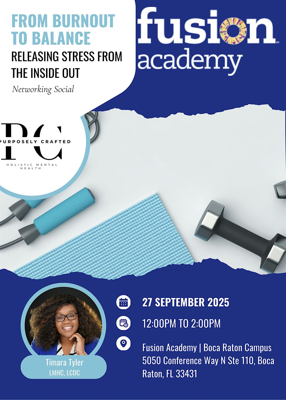 Networking Social: From Burnout to Balance, 27 September | Event in Boca Raton | AllEvents
