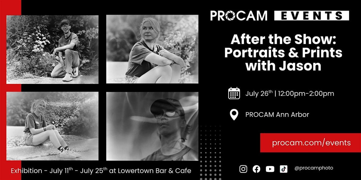 After the Show: Portraits & Prints with Jason, 26 July | Event in Ann Arbor | AllEvents