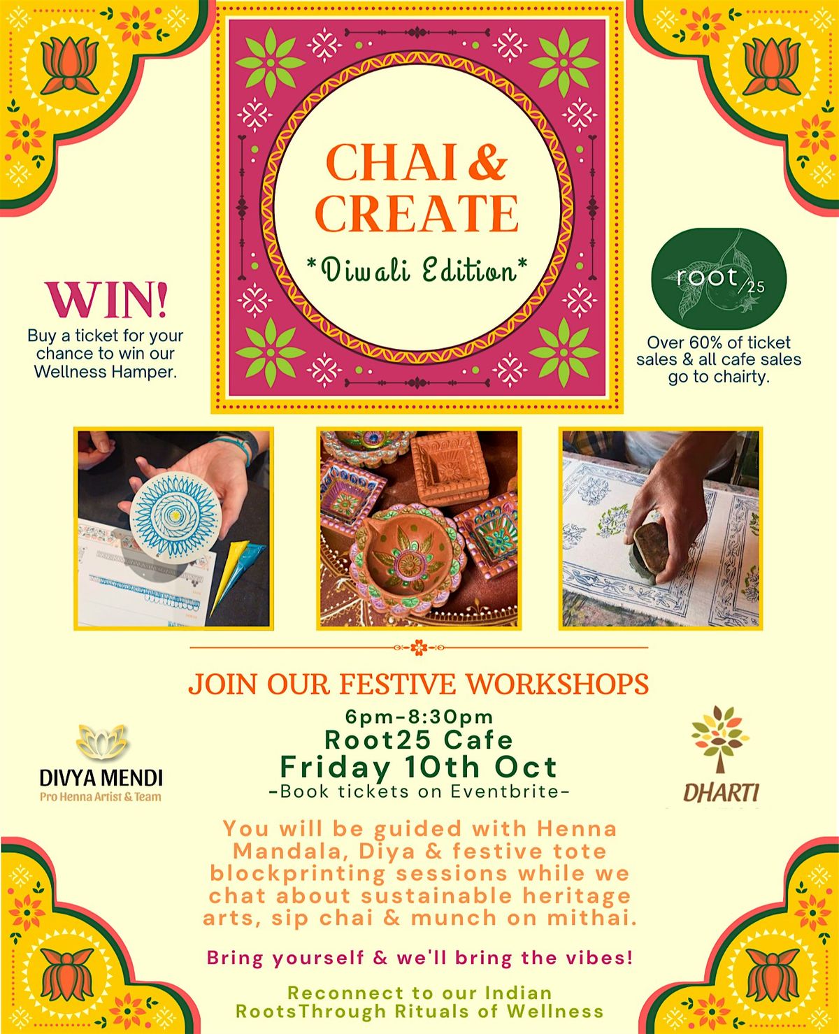 Chai & Create *Diwali Edition*, 10 October | Event in London | AllEvents