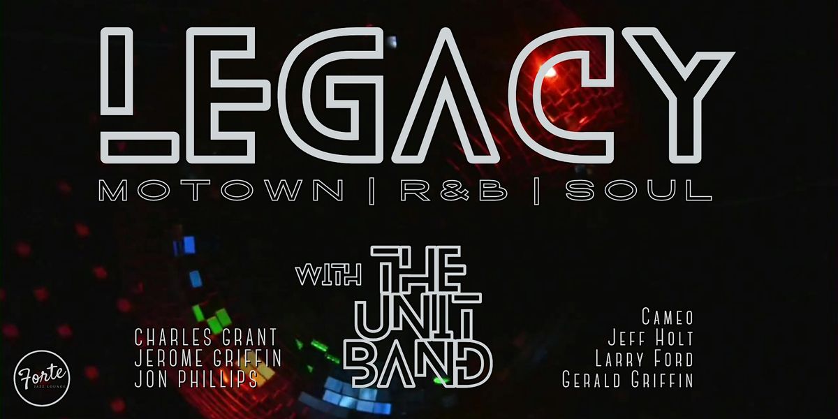 Legacy: Greatest R&B and Motown Hits of the 60's, 70's & 80's | 7:00 Show, 18 October | Event in Charleston