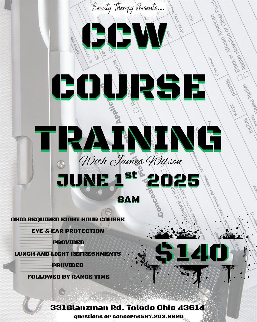 CCW OHIO COURSE, 1 June | Event in Toledo | AllEvents