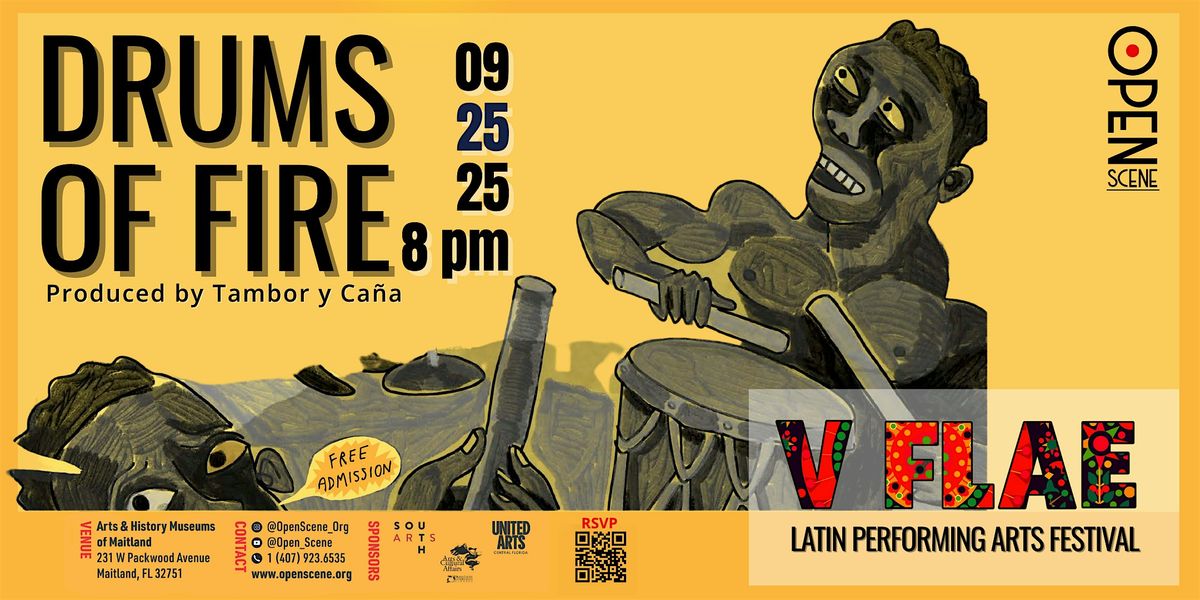 Drums of Fire by Tambor y Caña (NYC), 25 September | Event in Maitland | AllEvents