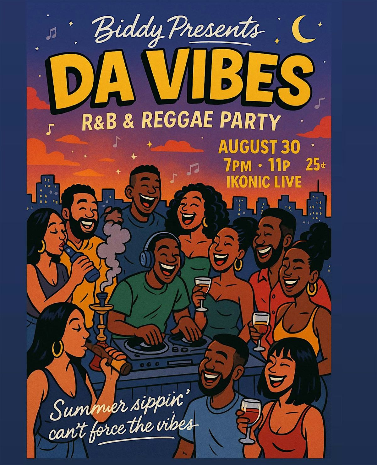 Biddy Presents : Reggae & RnB Party at Ikonic Live : Labor Day Weekend, 30 August | Event in Baltimore