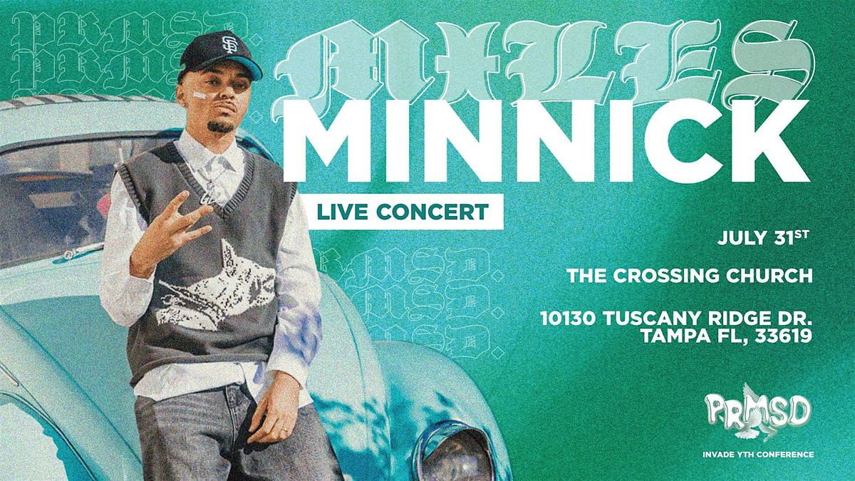 Miles Minnick YTH Concert, 31 July | Event in Tampa | AllEvents