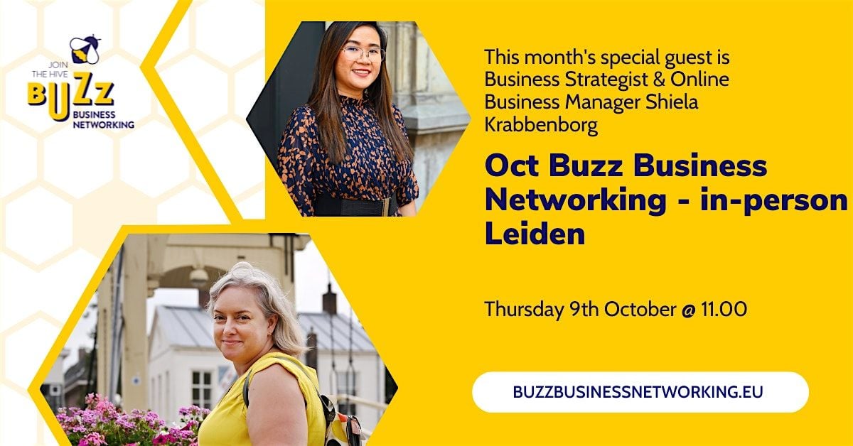 Oct 2025 Buzz Business Networking Meet Up – Leiden, 9 October | Event in Leiden | AllEvents