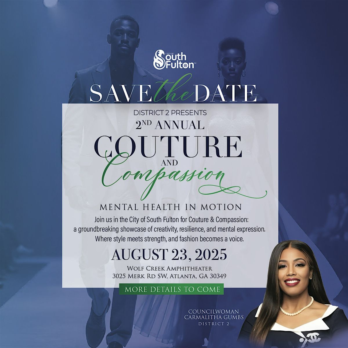 City of South Fulton District 2 - 2nd Annual Couture & Compassion, 23 August | Event in College Park | AllEvents