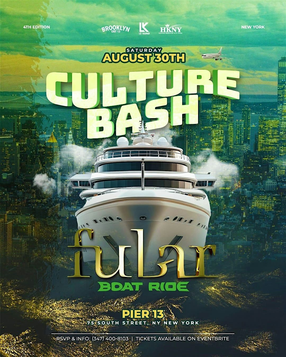 Culture Bash (Fubar Edition), 30 August | Event in New York | AllEvents