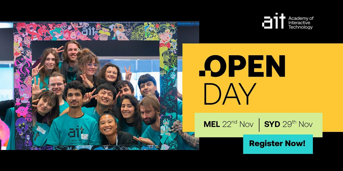 AIT Melbourne Open Day 2025, 22 November | Event in Melbourne | AllEvents