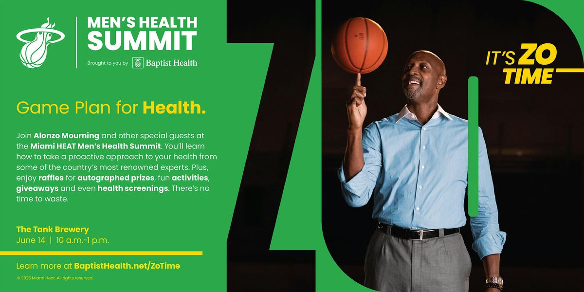 Miami HEAT Men’s Health Summit, 14 June | Event in Miami | AllEvents