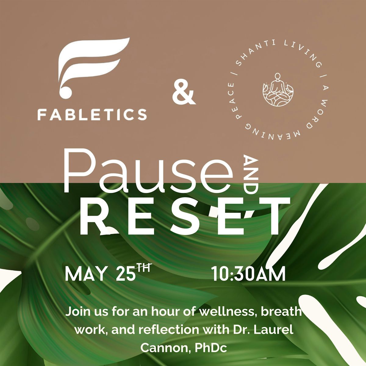 Pause...and RESET ( Wellness Event), 25 May | Event in Atlanta | AllEvents