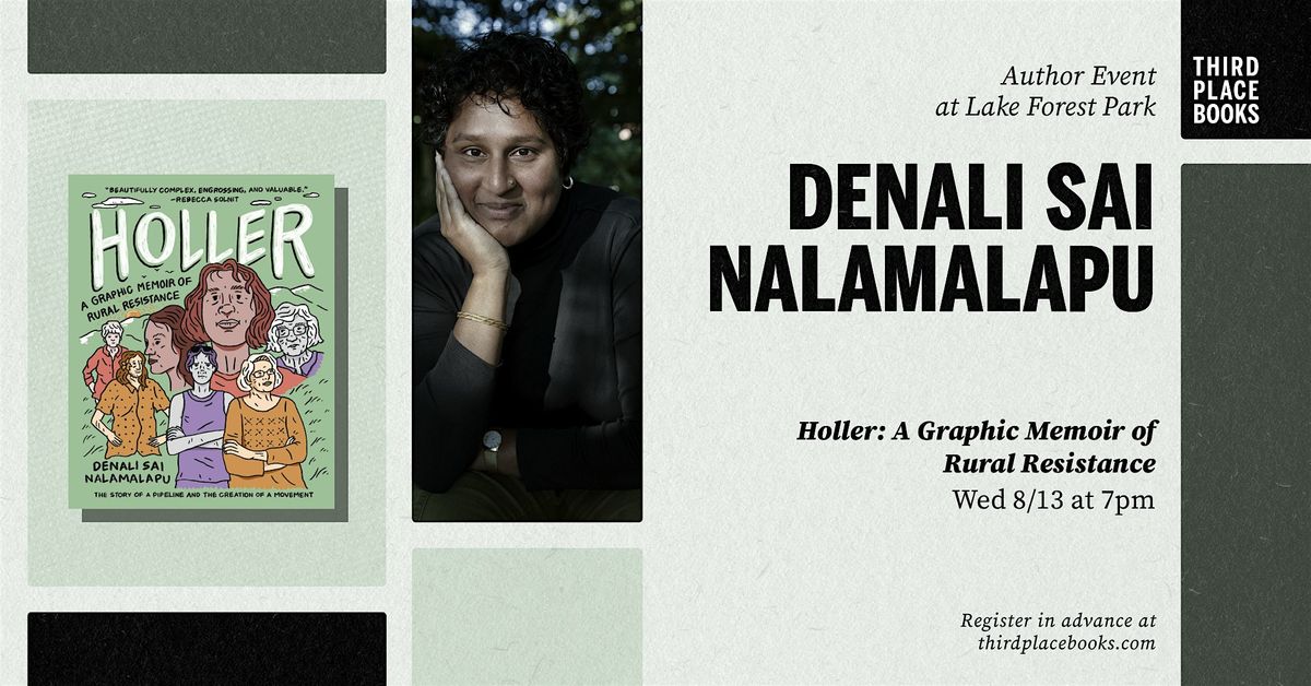 Denali Sai Nalamalapu presents 'Holler', 13 August | Event in Lake Forest Park | AllEvents