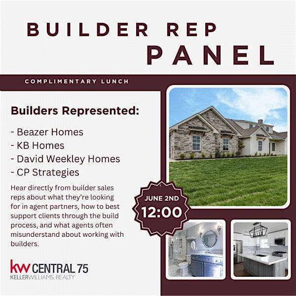 New Construction - Rep Panel, 2 June | Event in Richardson | AllEvents