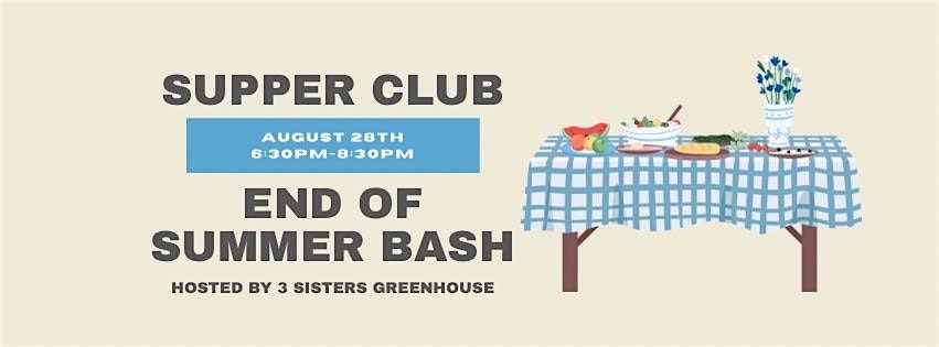 August Supper Club, 28 August | Event in Emmett | AllEvents