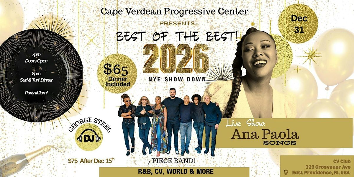 New Year 2026 Best of The Best!!! 7pm - 2am, 31 December | Event in East Providence | AllEvents