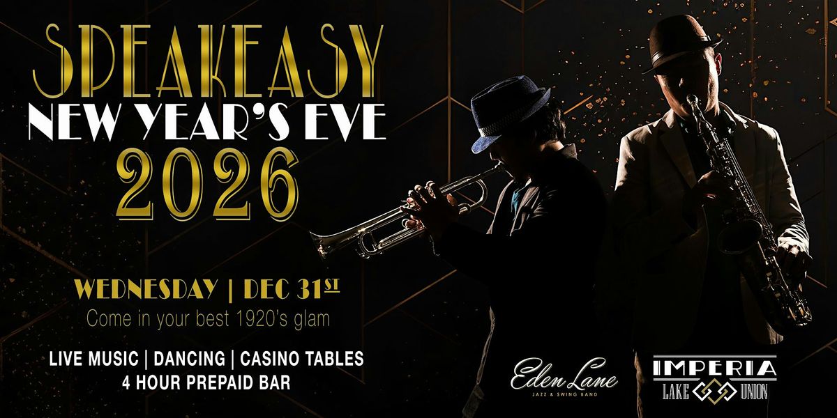 Speakeasy New Year's Eve, 31 December | Event in Seattle | AllEvents