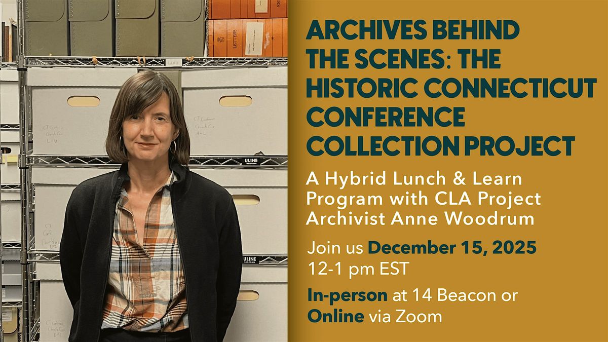 Archives Behind the Scenes, 15 December | Event in Boston | AllEvents