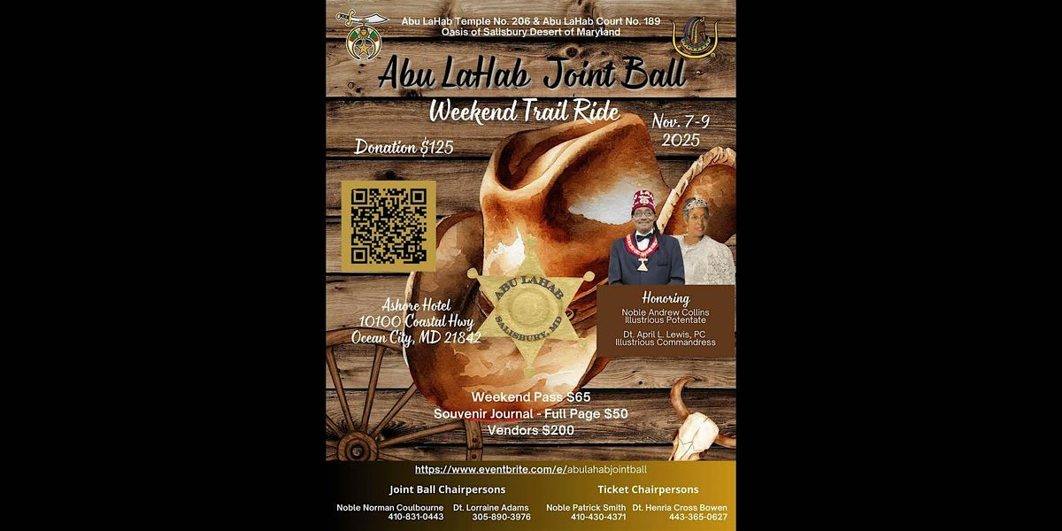 Abu LaHab Joint Ball 2025, 7 November | Event in Ocean City | AllEvents