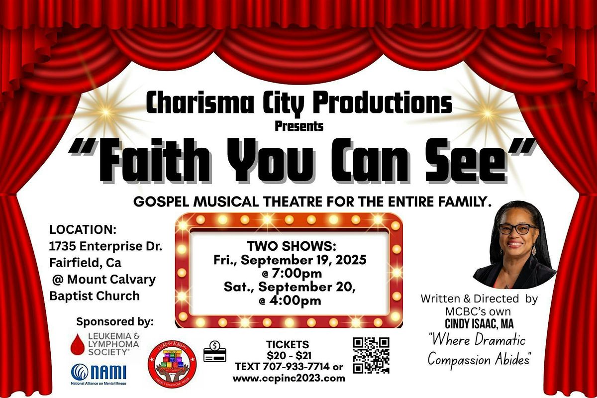 Faith You Can See, 19 September | Event in Fairfield | AllEvents