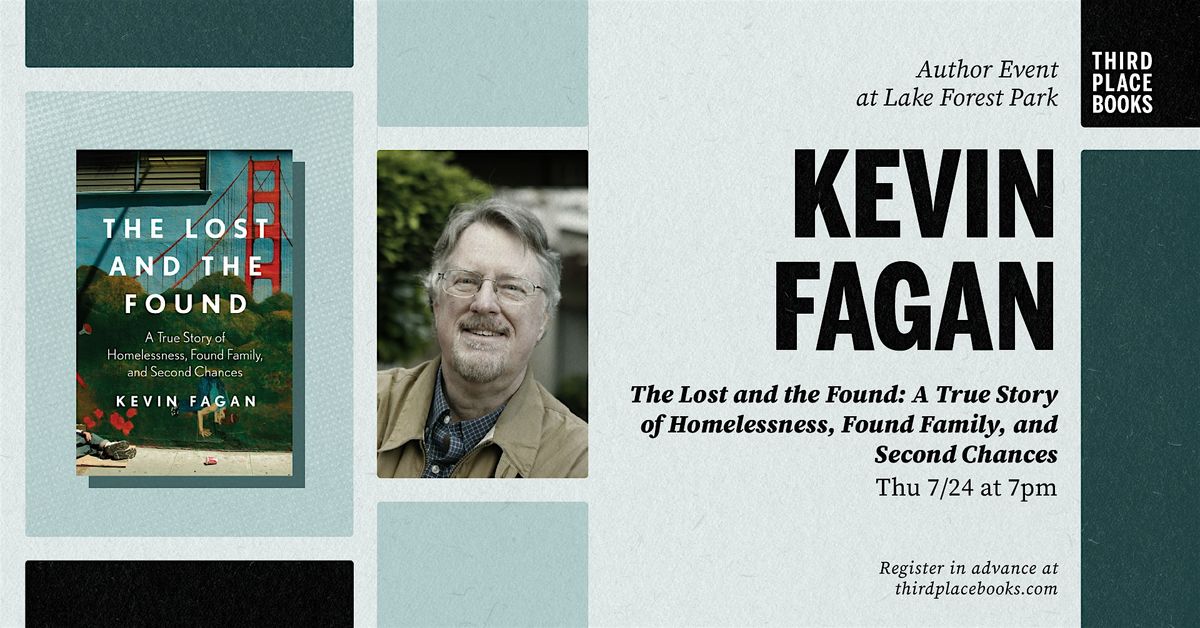 Kevin Fagan presents 'The Lost and the Found', 24 July | Event in Lake Forest Park | AllEvents