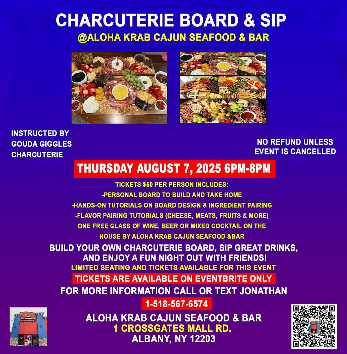 Charcuterie Board & Sip, 7 August | Event in Albany | AllEvents